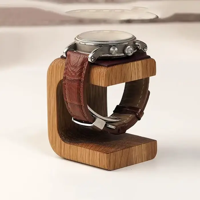 Présentoir de montre en bois massif pour bracelet bague et autres bijoux élégant pour décoration maison bureau exposition cadeau spécial