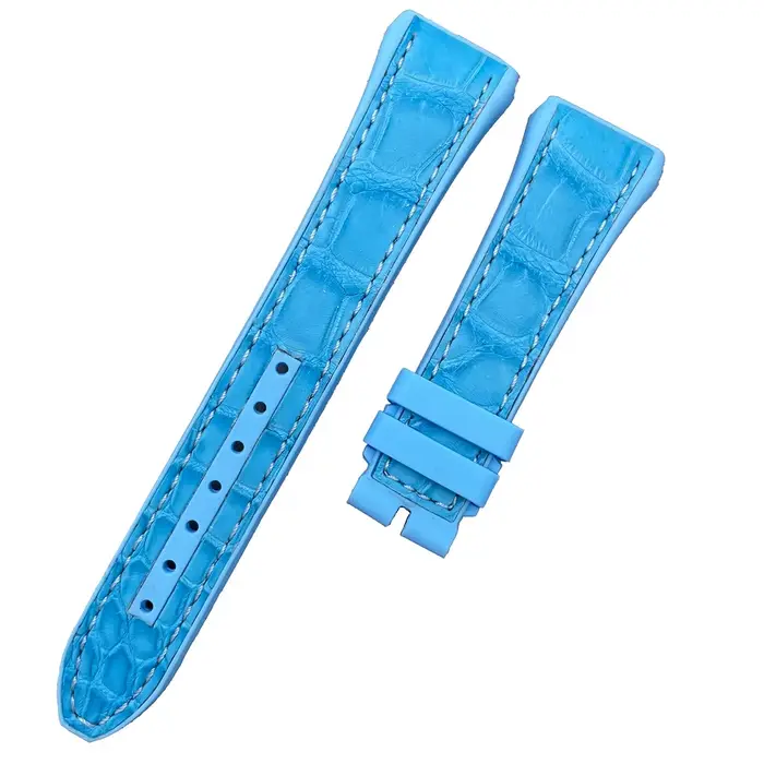 Bracelet de montre Franck Muller V32 V41 V45 en cuir de caoutchouc et alligator largeur 12mm 14mm 16mm pour homme et femme occasions spéciales