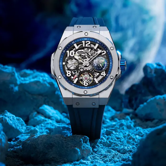 WM montre automatique montres mécaniques étanche multifonctionnel affaires hommes