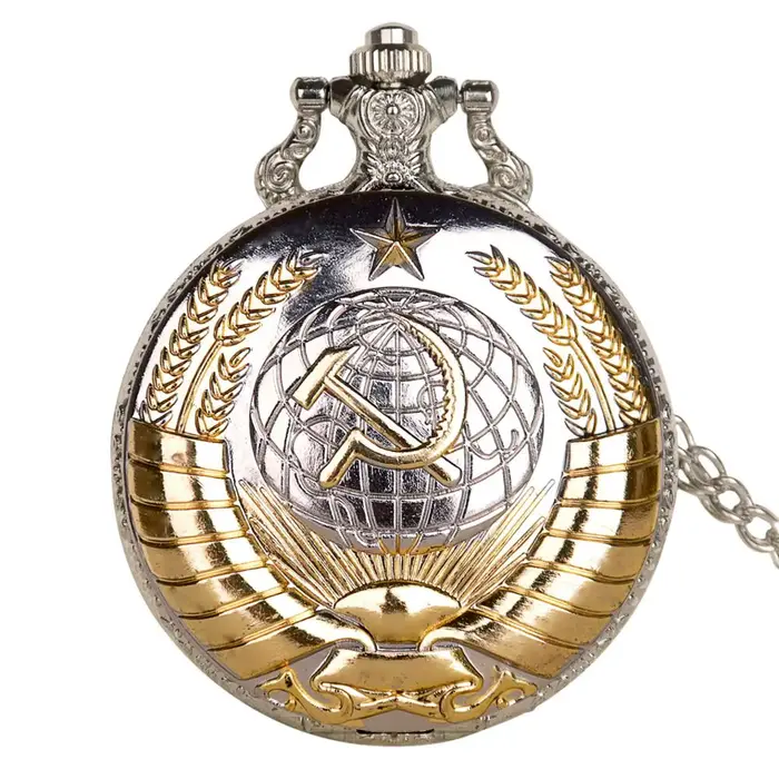 Montre de poche avec pendentif en bronze