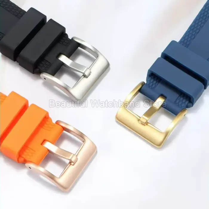 Bracelet de montre en caoutchouc et Silicone
