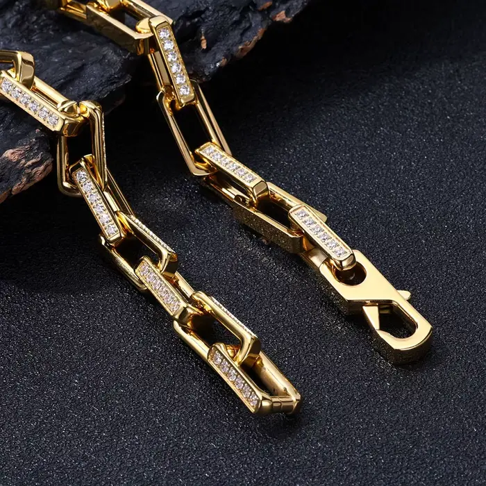 Bracelet en bambou en acier au titane pour hommes et femmes