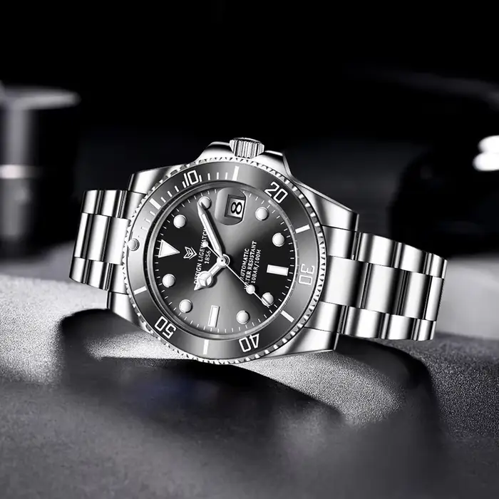 LIGE Top marque de luxe montre automatique pour hommes mode étanche Sport