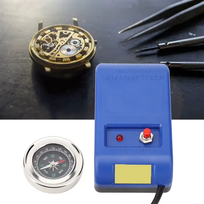 Ensemble d'outils de démagnétiseur électrique pour la réparation de montres