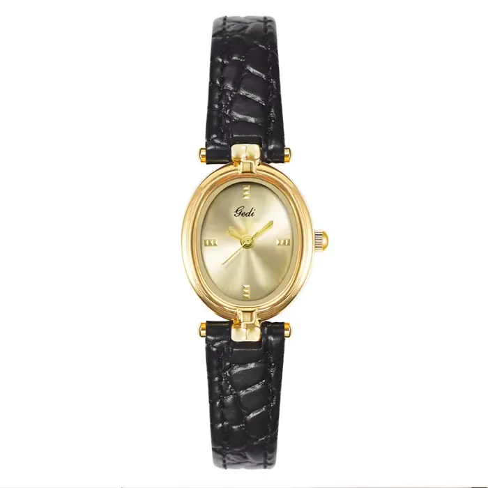 Montre à quartz rétro pour femme