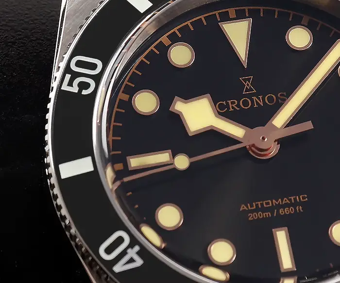 Montres de luxe Cronos pour hommes 37mm 39mm Diver BB54 Vintage Automatique Lunette en aluminium mat/maillé Maillons de bracelet pour femme Saphir 20 Bar L6033 M