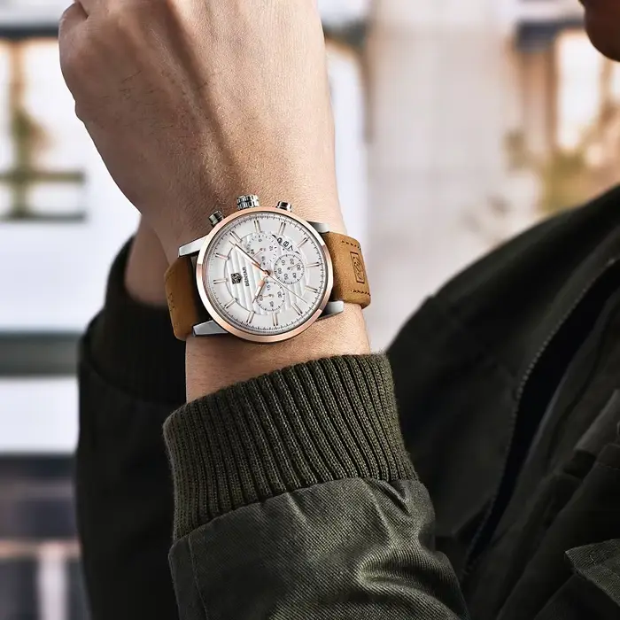 Montre-bracelet à quartz pour homme