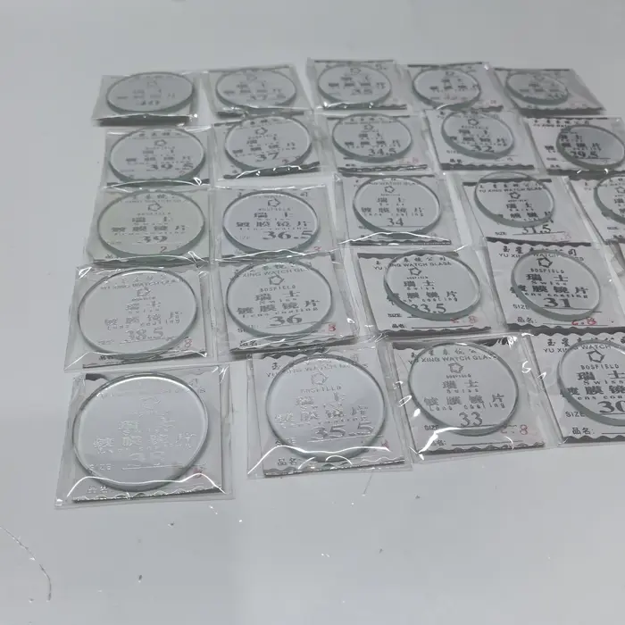 25 verres ronds pour montre