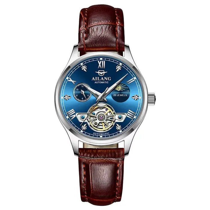 Montre automatique AILANG Tourbillon pour femmes, lumineuse, étanche, squelette, mécanique, élégante