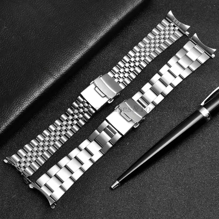 Bracelet de luxe en acier inoxydable massif pour homme
