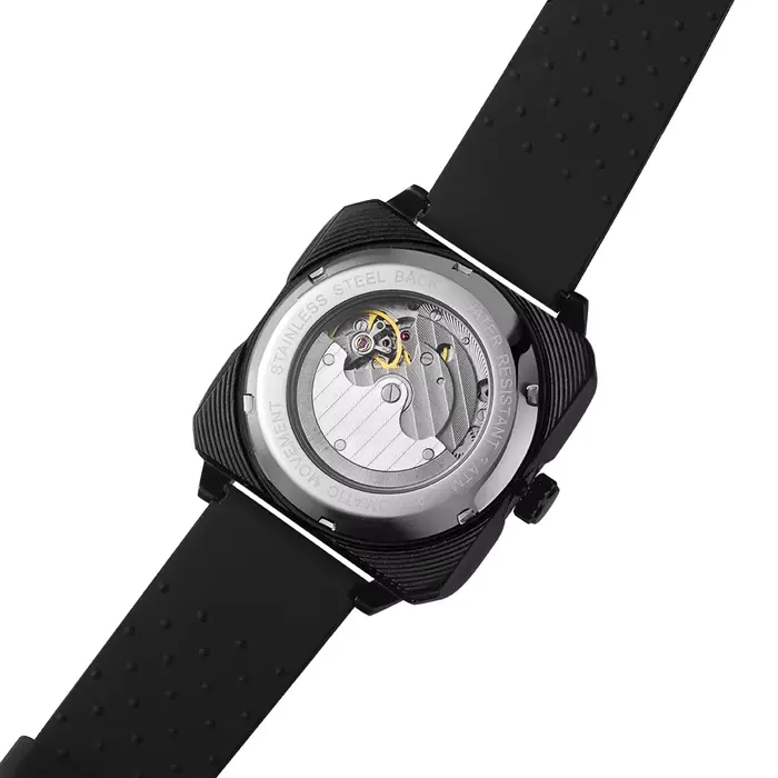 Montre mécanique carrée PAULAREIS P de luxe résistante à l'eau pour homme style élégant et sportif occasions spéciales