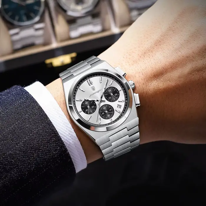 Montre chronographe pour homme POEDAGAR