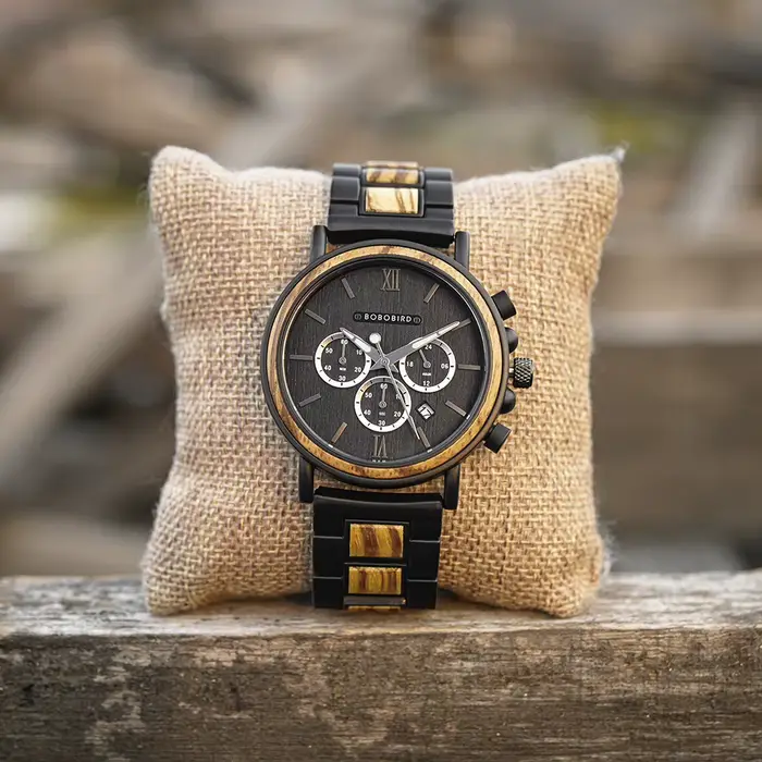 BOBO BIRD – montre-bracelet en bois à Quartz pour hommes