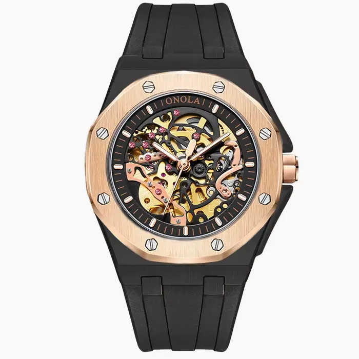 ONOLA-Montre-bracelet de sport étanche pour homme, montres mécaniques automatiques, marque supérieur