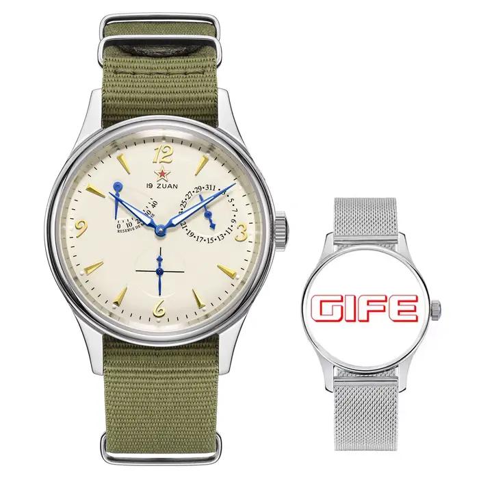 1963 montre pilote pour hommes 40mm montres mécaniques automatiques Original ST1780 mouvement saphir