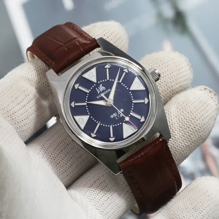 Montre mécanique étanche Shanghai 36 mm 7120 à remontage manuel