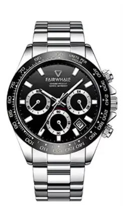 Montre de sport multifonctionnelle à trois yeux élégante pour hommes – Mouvement à quartz automatiqu