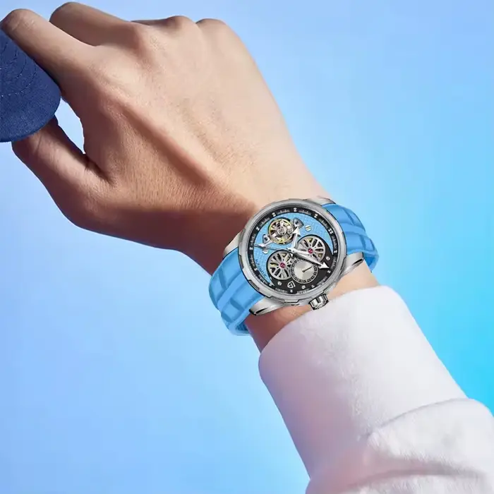 PAGANI DESIGN – montre mécanique à Tourbillon pour hommes