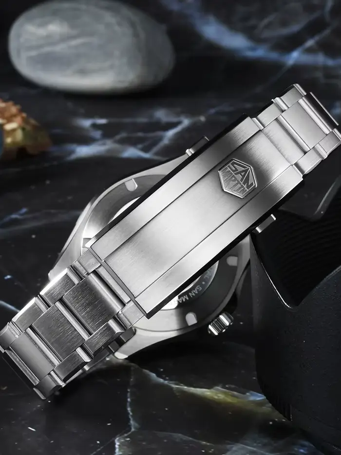 San Martin 2025 nouveau cadran en émail entièrement lumineux 39mm montre de plongée de luxe hommes