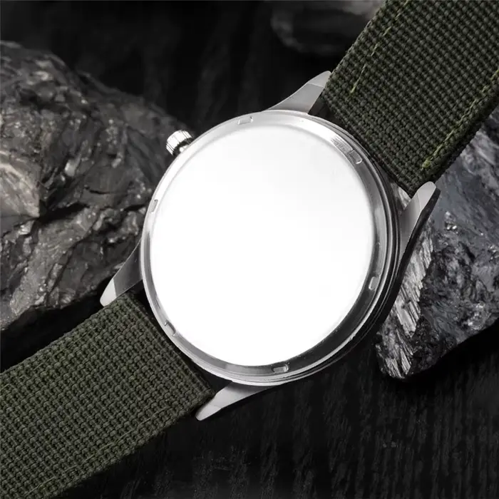Montre Homme garçons marque montres pas cher hommes mode décontracté bracelet en Nylon sport militaire Date Quartz Montre-bracelet noir Reloj Hombre