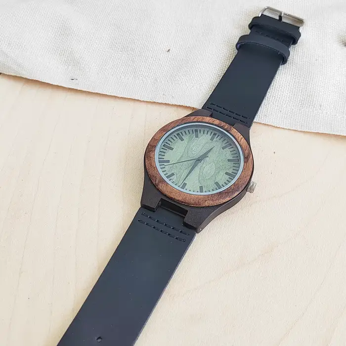 Montres-bracelets en bois Vintage pour hommes et femmes