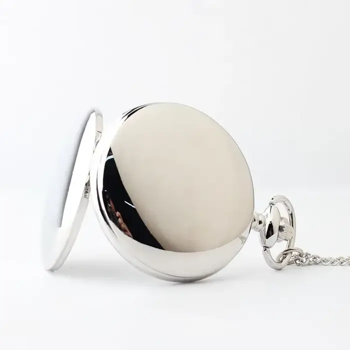 Montre à gousset — Montre de poche à quartz rétro, simple et à la mode