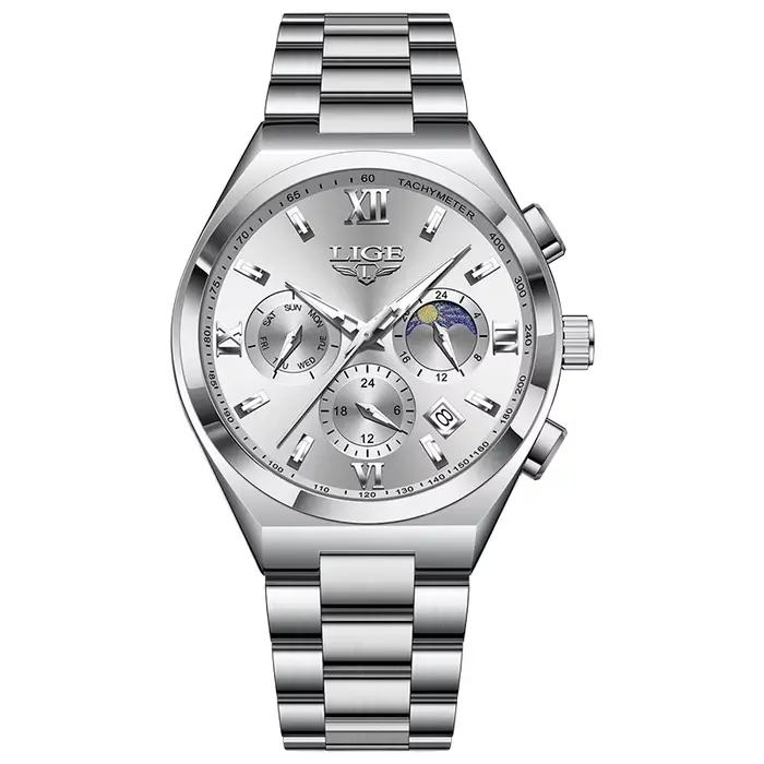 LIGE Top marque Montre de luxe femmes Simple dames analogique Quartz montres mode décontracté étanch