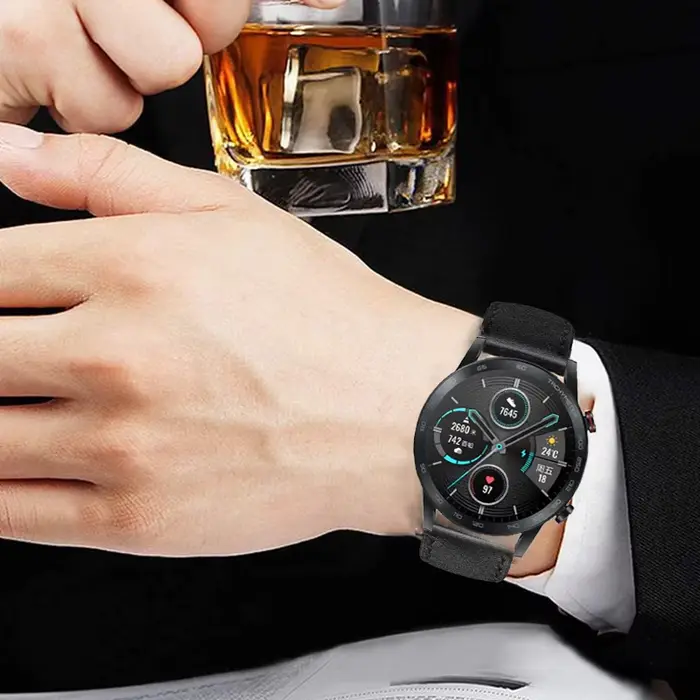 Bracelet de montre en cuir pour Honor Magic Watch 2