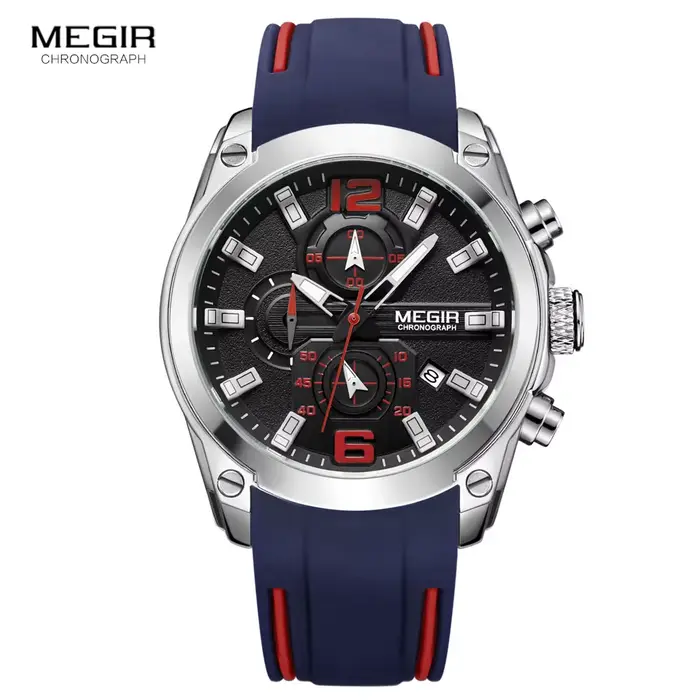 Megir — Montre à quartz analogique pour homme