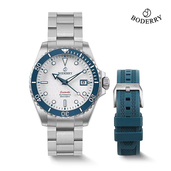 Boderry – montre de plongée en titane pour hommes