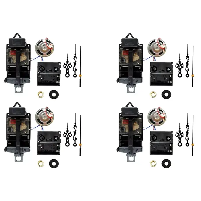 Horloge Pendulaire ABYN-4X Mouvement Quartz Avec Haut-parleur Musique Piles Pour Salon Chambre Et Salle D'étude