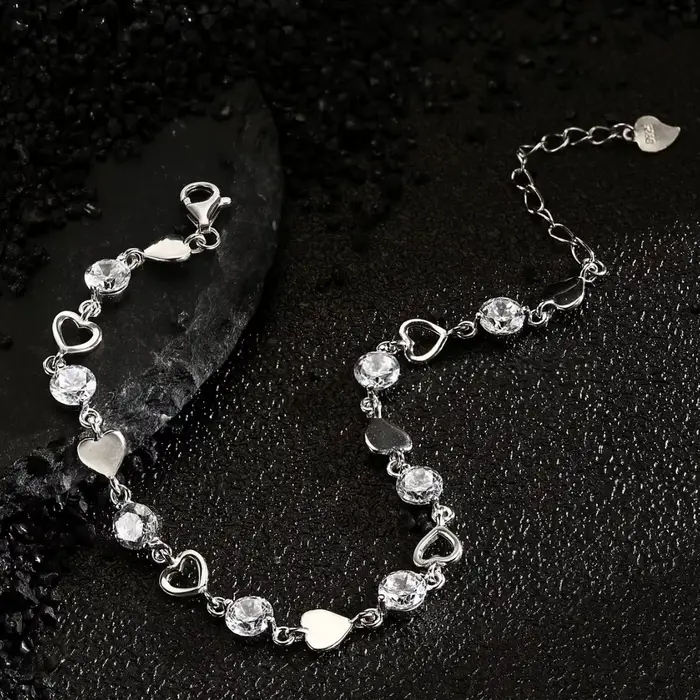 Bracelet de luxe en argent Sterling 925 pour femmes