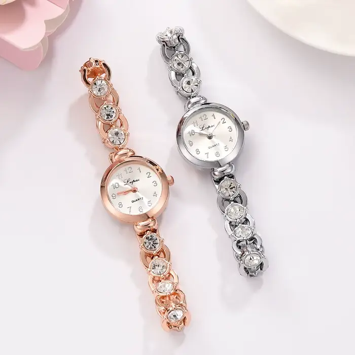 Montre-bracelet en acier inoxydable pour femme