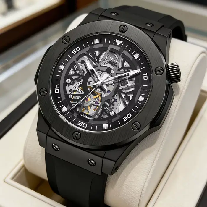 LIGE – montre automatique pour hommes