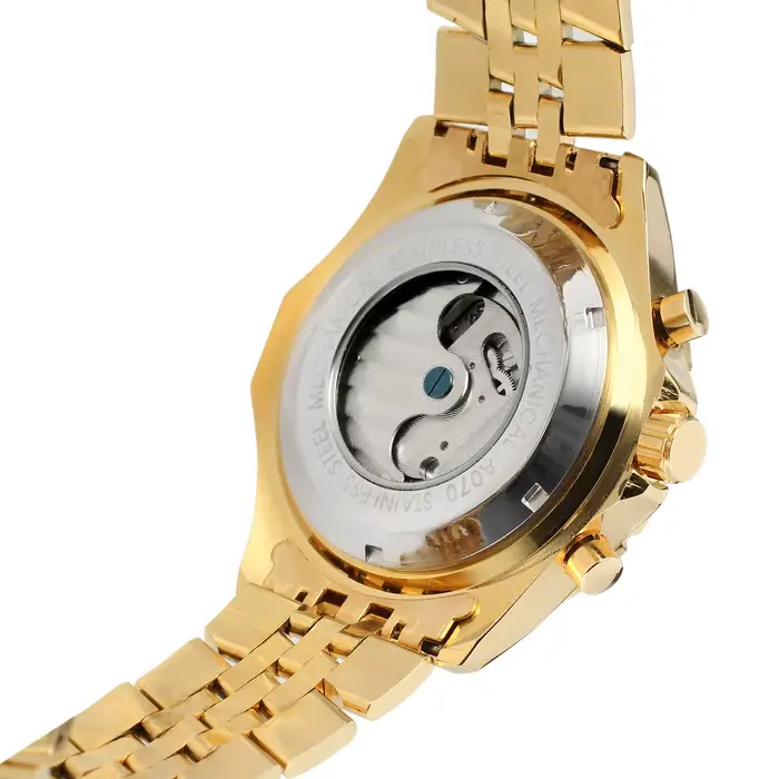 JARAGAR luxe 51mm cadran automatique mécanique Tourbillon montre pour hommes