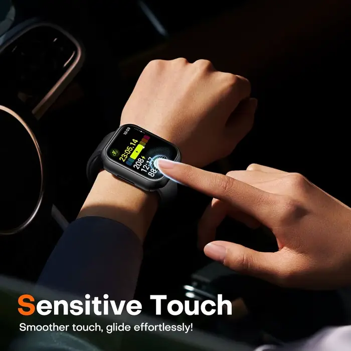 Verre trempé + étui pour Apple Watch 46mm 44mm 45mm 41mm 40mm 42mm