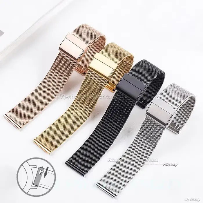 Bracelet Milanais Universel à Dégagement Rapide