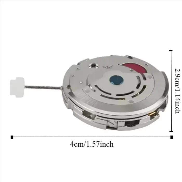 Mouvement de montre automatique blanc 2813 avec calendrier simple et 3 broches pour montres homme et femmes occasions formelles et sportives