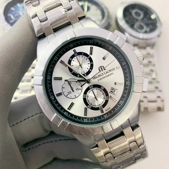 Montres Maurice Lacroix Chronographe Multifonction Hommes Sport Affaires Couleurs Variées Occasions Spéciales