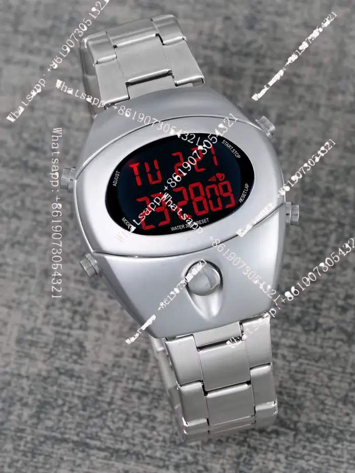 Montre pour hommes de mode de forme spéciale rétro Y2K