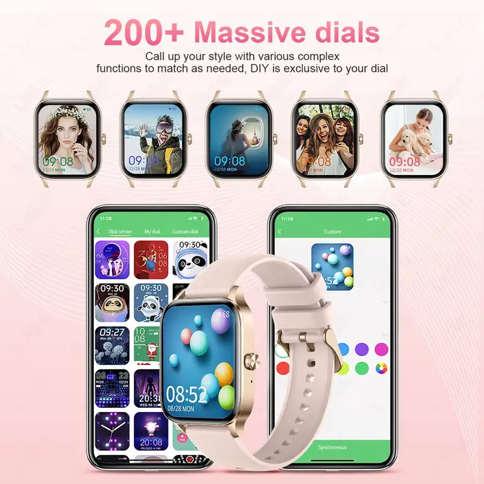 Montre intelligente de sport pour femme