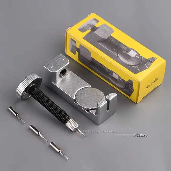 Kit d'outils de réparation pour montres HQstrap ajusteur de broches extracteur de maillons bracelet barrettes à ressort horlogers professionnel outil réparation montre