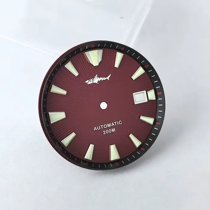 Heimdallr 3.0 heures 34.5mm cadran de montre C3 Super lumineux pour NH35A mouvement
