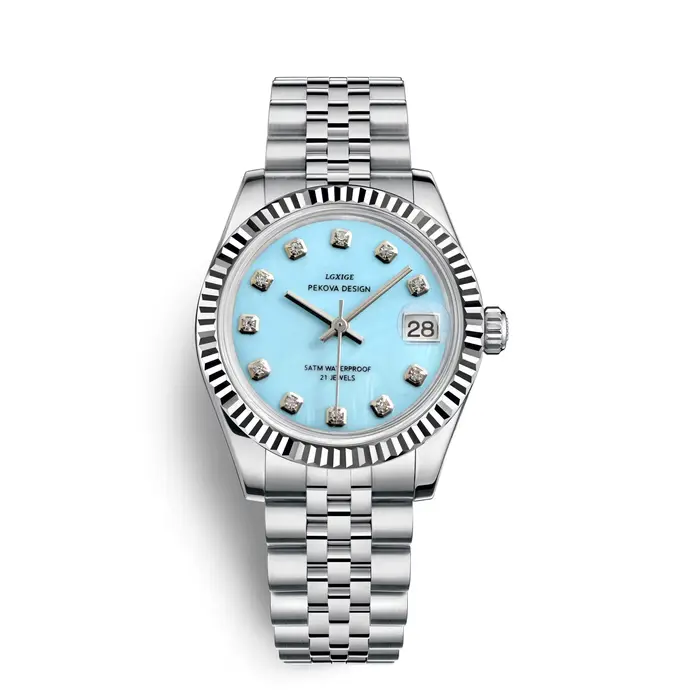 2024 nouvelle mode cristal femmes Bracelet montres haut de gamme diamant dames Montre à Quartz en acier Femme
