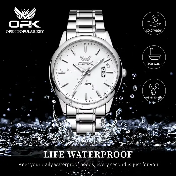 OPK 6010 montres pour hommes multifonctionnel chronographe montre-bracelet
