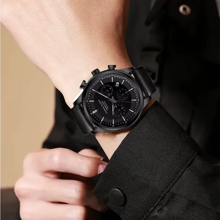 Montre à Quartz Multifonctionnelle pour Homme