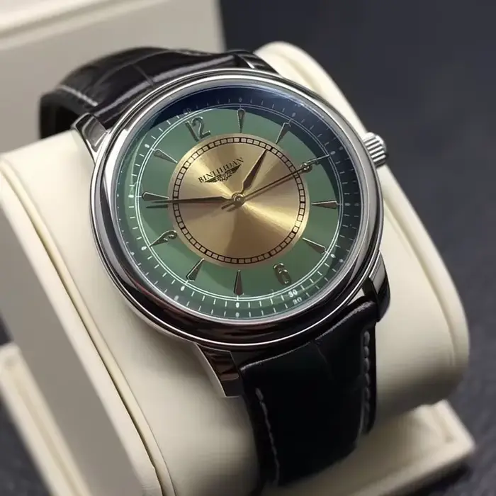 Montre-bracelet de luxe pour homme de marque supérieure, étanche, pour affaires, à quartz, en cuir, 