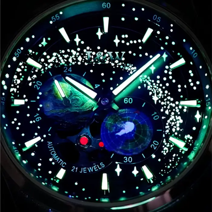 Relogio Masculino carnaval mode montre mécanique pour hommes marque de luxe automatique montre-bracelet 50M étanche 2025 Reloj Hombre