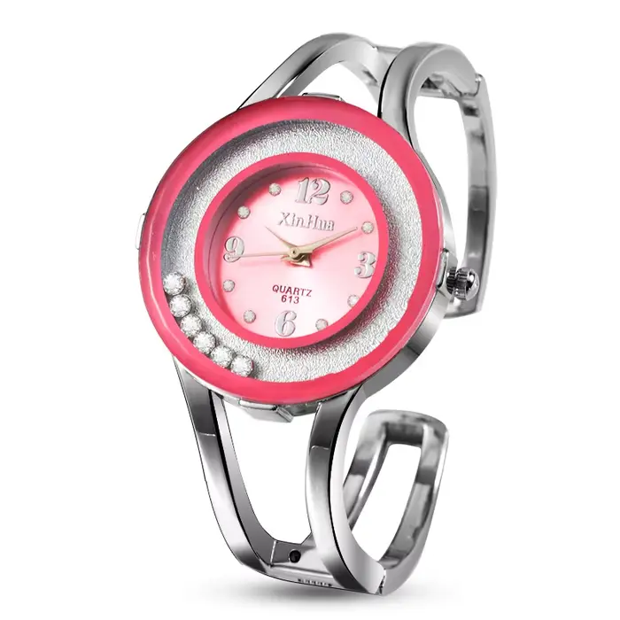 Femmes montres Bracelet Relogio Feminino Quartz mode Bracelet montre femmes cristal acier inoxydable