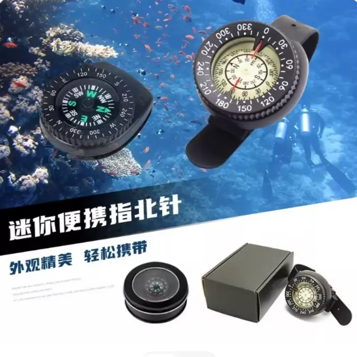 Montre de plongée professionnelle étanche avec boussole